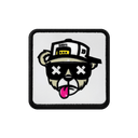 Gorra Blanco Negro Hip Hop Niños Trucker con Parche oso