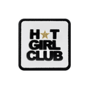 Gorra Blanco Béisbol con Parche Hot Girl Club
