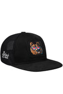 Gorra de Negro Hip Hop Niños Trucker con Parche oso