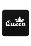 Gorra Six Negro - Salmón Béisbol con Parche Queen