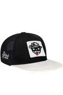 Gorra Blanco Negro Hip Hop Niños Trucker con Parche oso