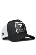 Gorra Negro Blanco Trucker