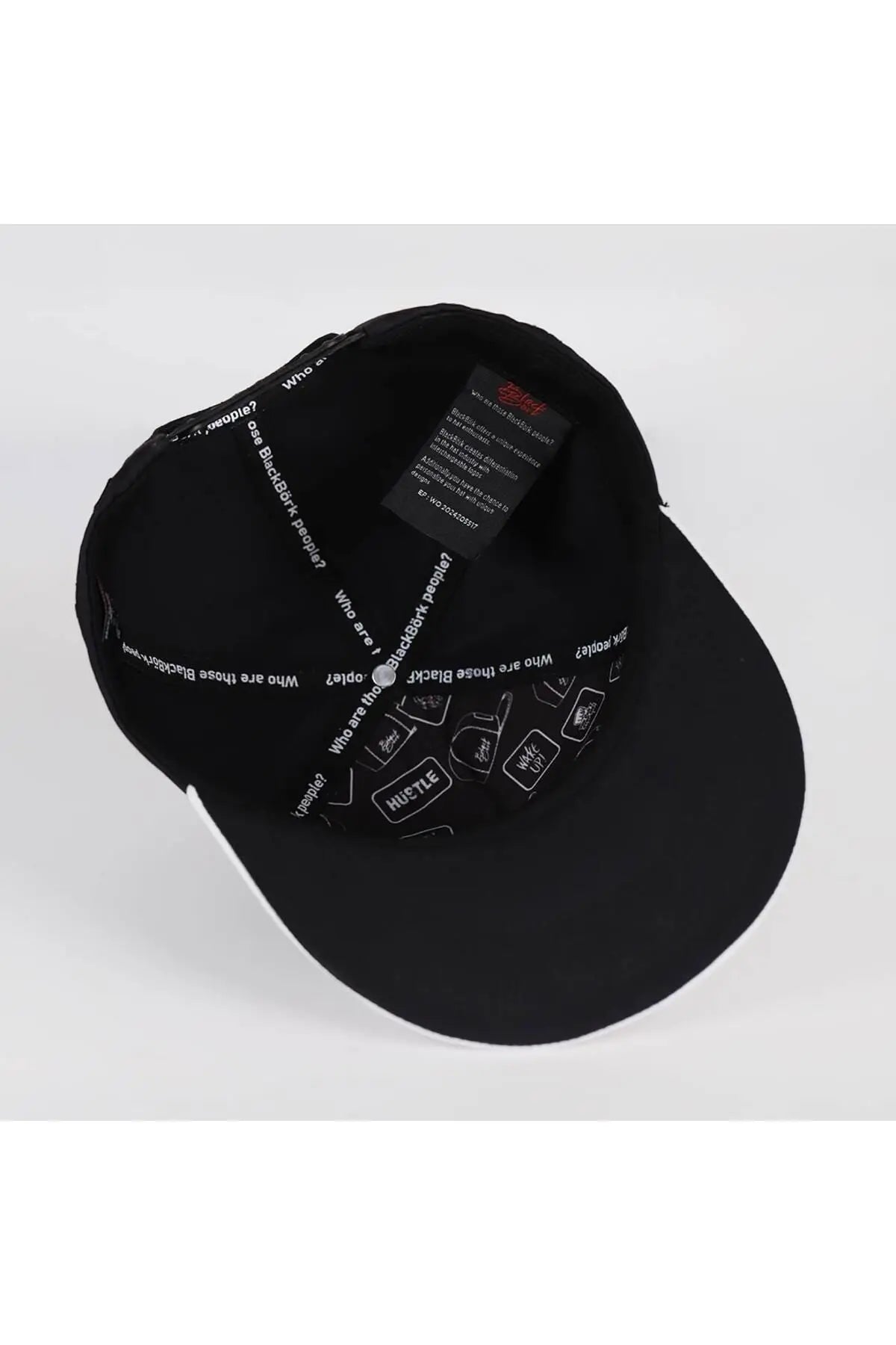 Gorra Blanco-Negro Hip Hop BlackBörk
