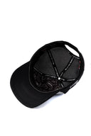 Gorra Negro Blanco Hip Hop Premium con Parche oso