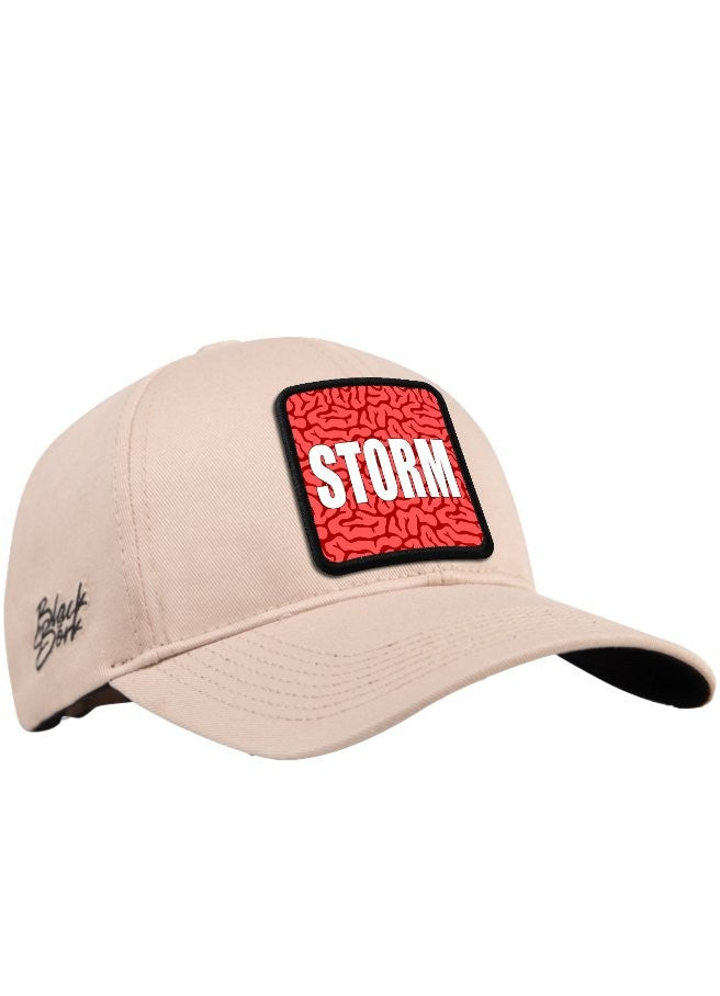 Gorra Beige Seis Panel BlackBörk