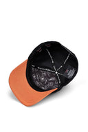 Gorra Ladrillo Negro Béisbol con Parche ciervo