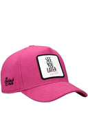 Gorra Rosa Béisbol con Parche leopardo - Image 1