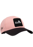 Gorra Six Negro - Salmón Béisbol con Parche Queen