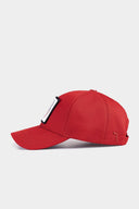 Gorra Six Rojo Béisbol con Parche León