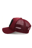 Gorra Burdeos Hip Hop Premium con Parche zorro