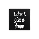 Gorra Six Negro Rojo Béisbol con Parche I Don't Give a Damn
