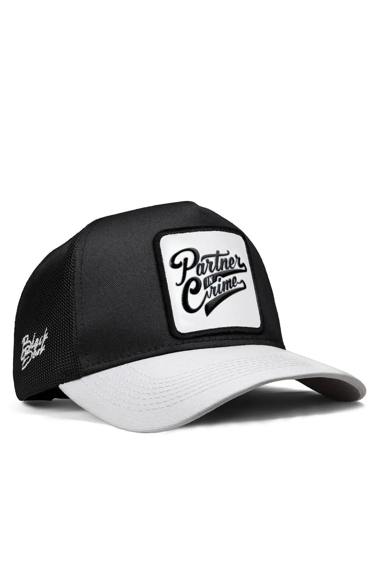 Gorra Negra Visera Blanca Trucker BlackBörk