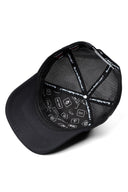Gorra Negro Béisbol con Parche Águila