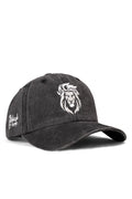 Gorra de Vintage Negro con Bordado León BlackBörk