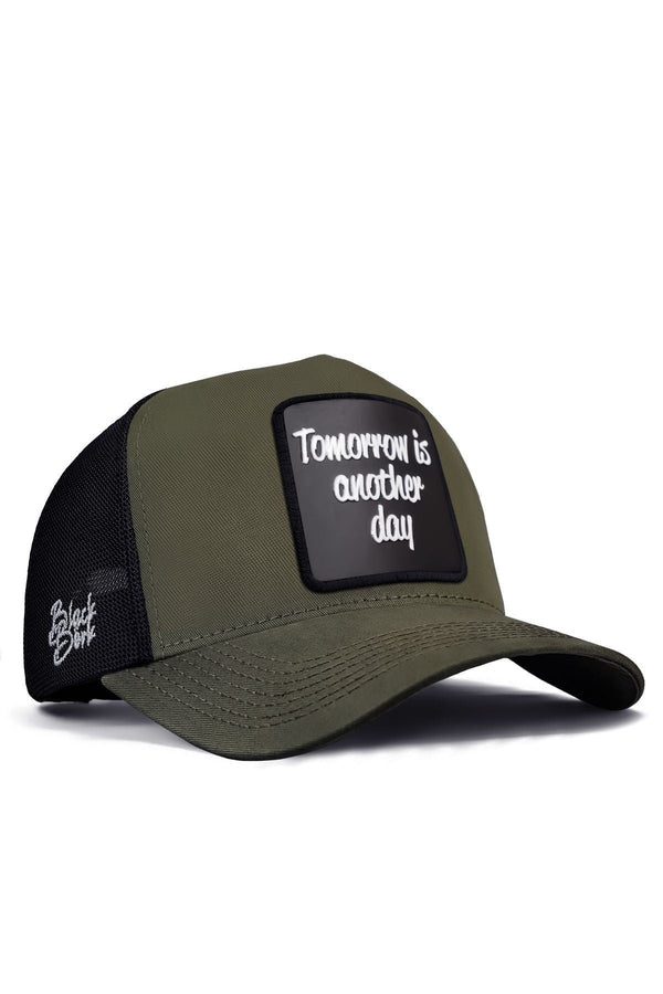 Gorra Caqui-Negro Trucker