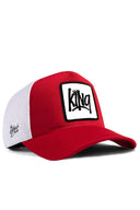 Gorra Rojo - Blanco Trucker