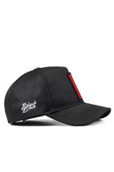 Gorra Negro Béisbol con Parche dedo