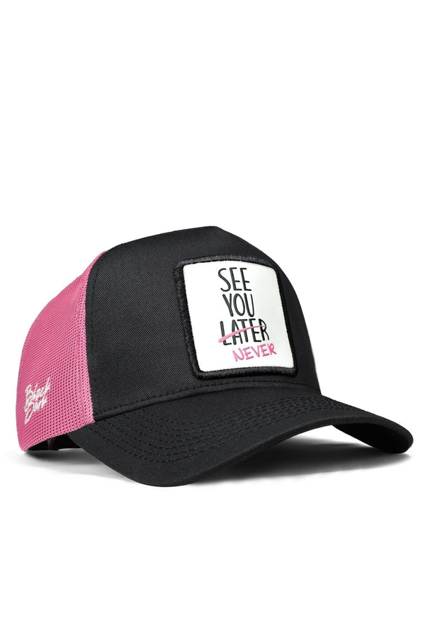 Gorra Negro-Rosa Trucker