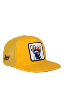 Gorra Amarillo Hip Hop Niños Trucker con Parche camaleón