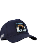 Gorra Azul Marino Béisbol con Parche Cowboy