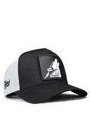 Gorra Negro Blanco Trucker