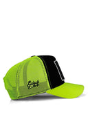Gorra Neón - Negro Neón Hip Hop Premium con Parche My Life My Rules