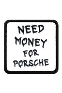 Gorra Azul Marino -Blanco Hip Hop Premium con Parche I Need Money for Porshe