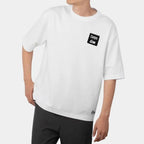 Camiseta Talla Grande Blanca con Parche Intercambiable B-Shirt BlackBörk