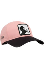 Gorra Negro-Salmón Seis Panel BlackBörk
