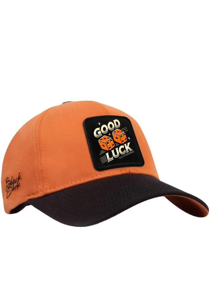 Gorra Negro-Ladrillo Seis Panel BlackBörk