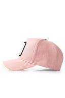 Gorra Salmón Béisbol con Parche gato