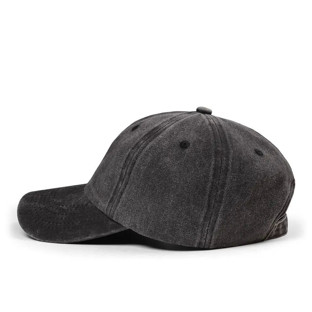 Gorra de Vintage Negro con Bordado León BlackBörk