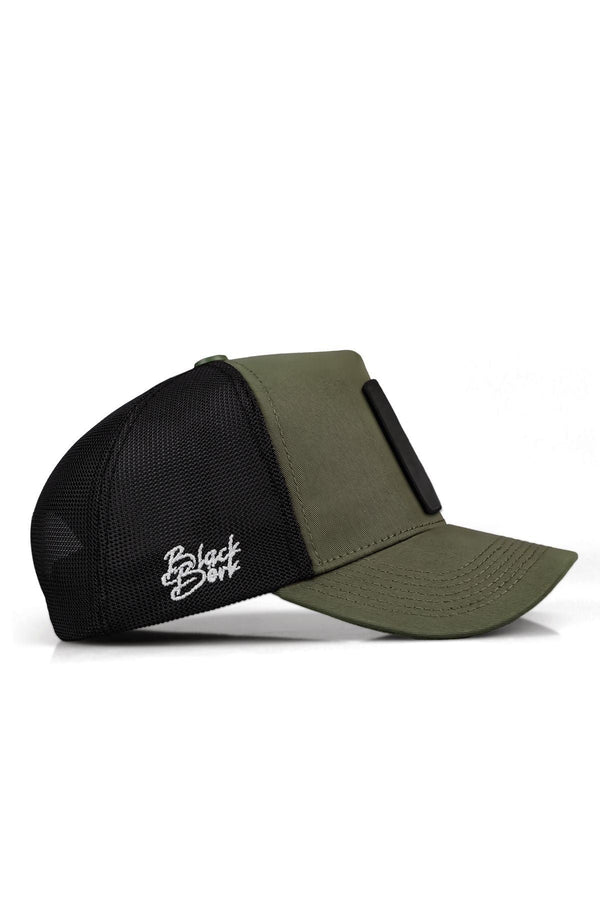 Gorra Caqui-Negro Trucker