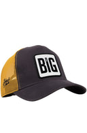 Gorra de Antracita - Amarillo Hip Hop Premium con Parche THINK BIG