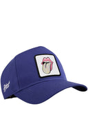Gorra Azul Béisbol con Parche labio