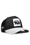 Gorra Blanco-Negro Trucker