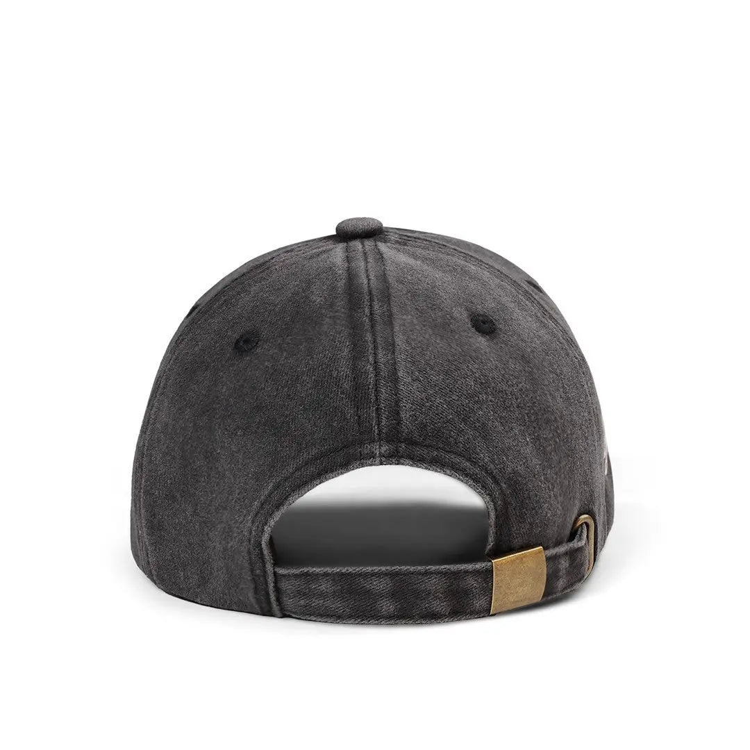 Gorra de Vintage Negro con Bordado León BlackBörk