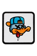 Gorra Naranja Trucker Niños con Parche leopardo - Image 2