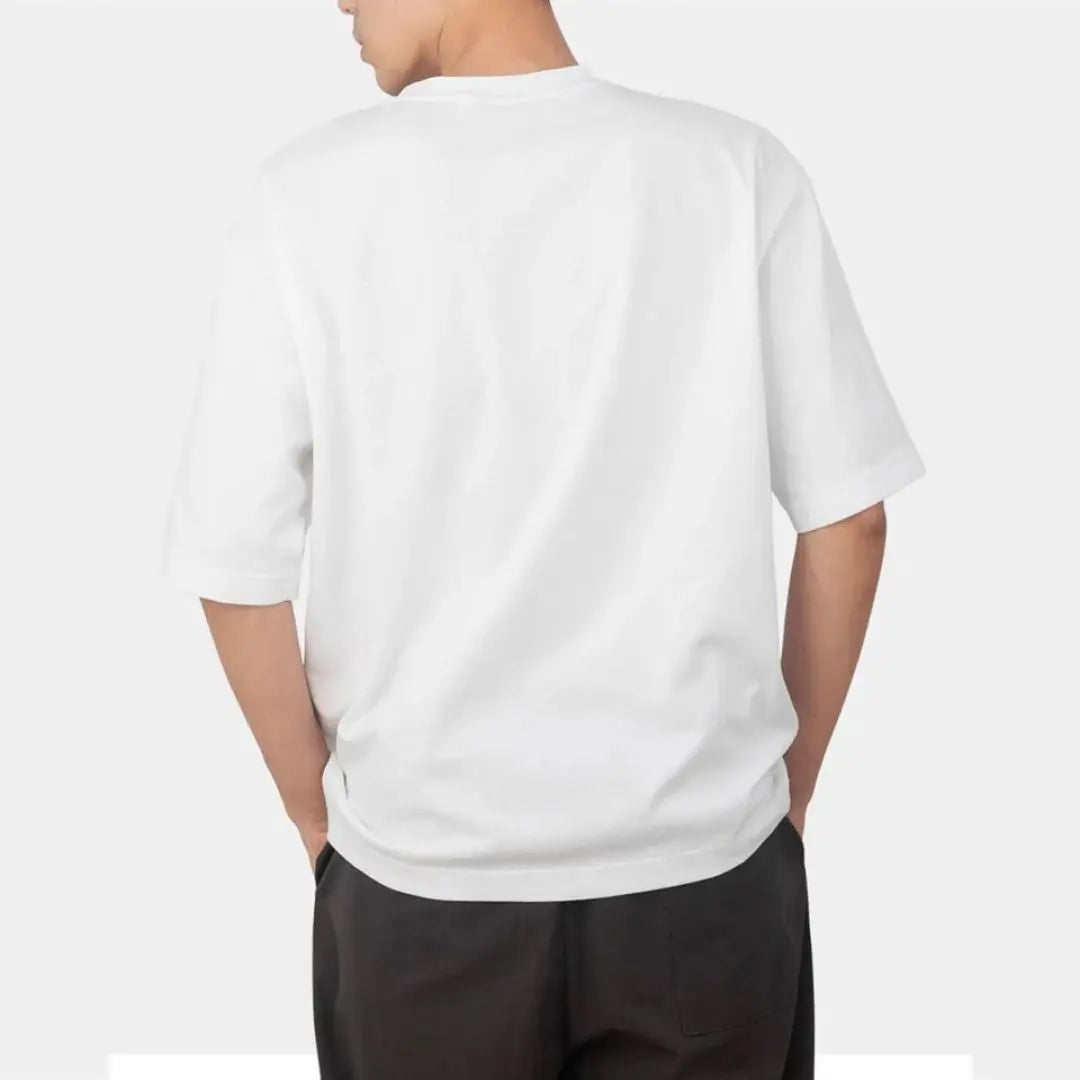 Camiseta Talla Grande Blanca con Parche Intercambiable B-Shirt BlackBörk