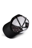 Gorra Negro Blanco Professional con Parche águila