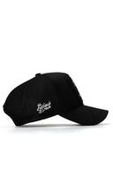 Gorra Negro Béisbol con Parche Águila