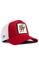 Gorra Rojo - Blanco Trucker