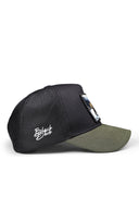 Gorra Caqui - Negro Hip Hop Premium con Parche oso
