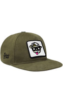 Gorra de Caqui Hip Hop Niños Trucker con Parche oso