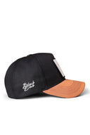 Gorra Ladrillo Negro Béisbol con Parche lobo