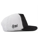Gorra Trucker Tejido Cordura Blanco y Negro Cordura con Parche águila
