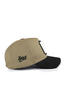 Gorra Negro Visón Béisbol con Parche tigre