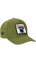 Gorra verde Béisbol Niños con Parche leopardo - Image 1