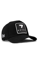 Gorra Negro Béisbol con Parche número 7