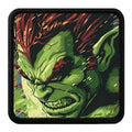 Parche Fighter Verde para Gorras BlackBork BlackBörk